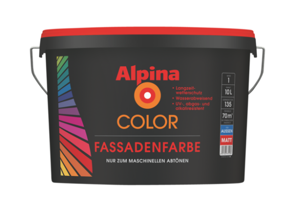 Fasādes krāsa Alpina Color FassadenFarbe 10L